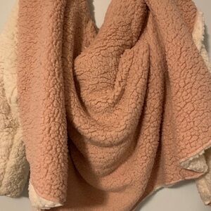 Cozy Pink Sherpa reversible jacket